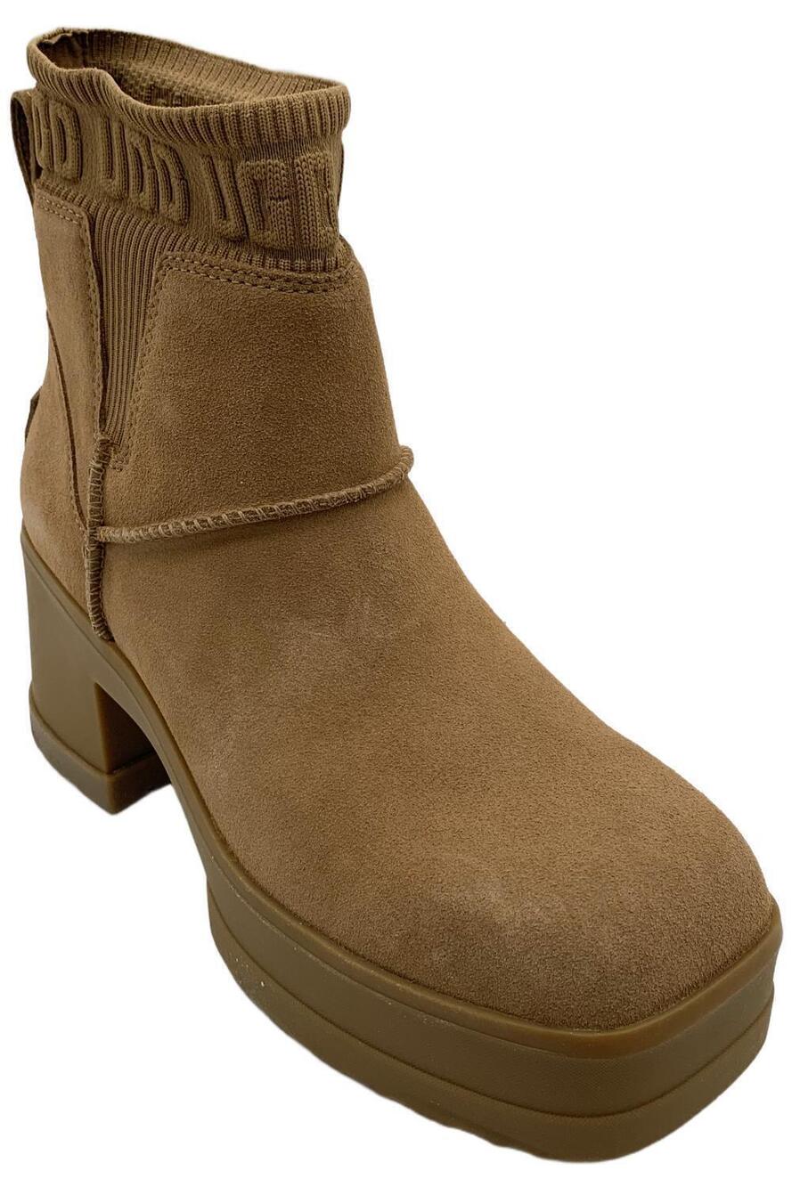 UGG Women's Moxy Chelsea Heeled Boots Chestnut - Medium